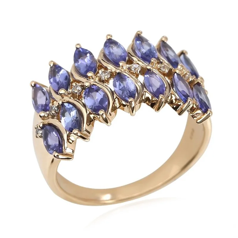 Alexandrite Gemstone Rings in Platinum with a Hidden Halo for a Rare and Luxurious Piece14Kt Yellow Gold Tanzanite and White Natural Zircon Ring Alexandrite Gemstone Rings in Platinum with a Hidden Halo for a Rare and Luxurious Piece14Kt Yellow Gold Tanzanite and White Natural Zircon Ring