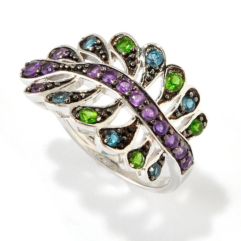 Sapphire Gemstone Rings in 18K White Gold with Diamond Accents for an Elegant Engagement925 Sterling Silver African Amethyst and London Blue Topaz Ring Sapphire Gemstone Rings in 18K White Gold with Diamond Accents for an Elegant Engagement925 Sterling Silver African Amethyst and London Blue Topaz Ring