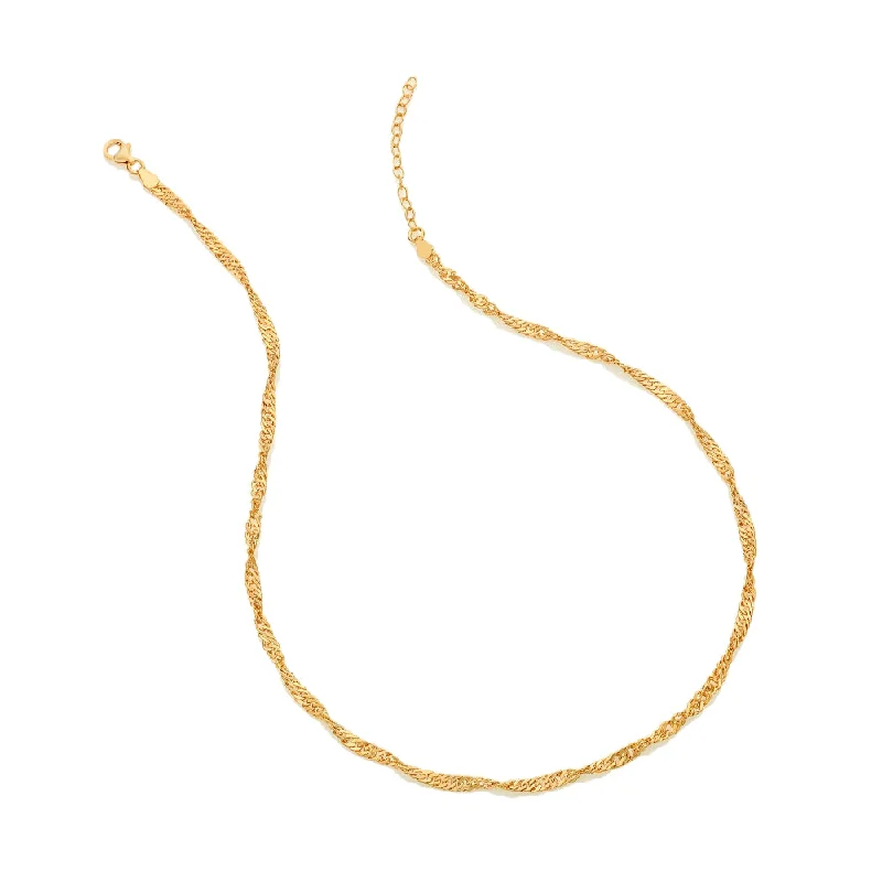 snake chain necklaces textureHot Diamonds x Jac Jossa Embrace Statement Singapore Chain Necklace 45 - 50cm snake chain necklaces textureHot Diamonds x Jac Jossa Embrace Statement Singapore Chain Necklace 45 - 50cm