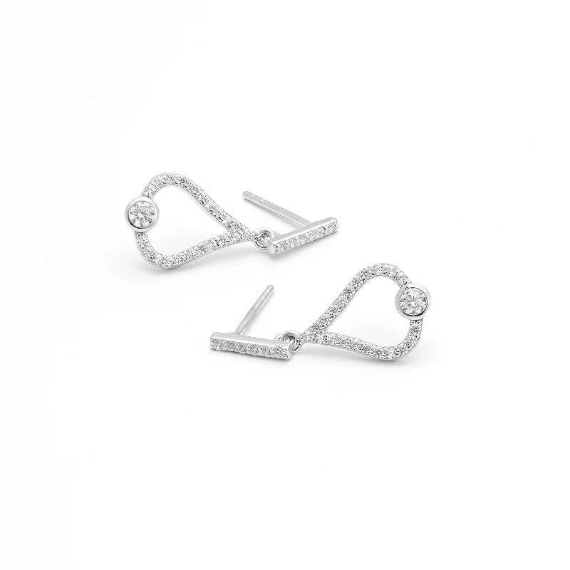 Adjustable - Fit Wedding Bands in Gold - Plated Metal for a Comfortable and Custom - Fitting OptionSterling Silver Zirconia Open Teardrop Stud Earrings Adjustable - Fit Wedding Bands in Gold - Plated Metal for a Comfortable and Custom - Fitting OptionSterling Silver Zirconia Open Teardrop Stud Earrings