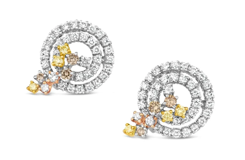 Emerald - Cut Gemstone Wedding Bands in 18K Gold for a Luxurious and Statement - Making PieceDamiani Sophie Loren Diamond Cluster Earrings Emerald - Cut Gemstone Wedding Bands in 18K Gold for a Luxurious and Statement - Making PieceDamiani Sophie Loren Diamond Cluster Earrings