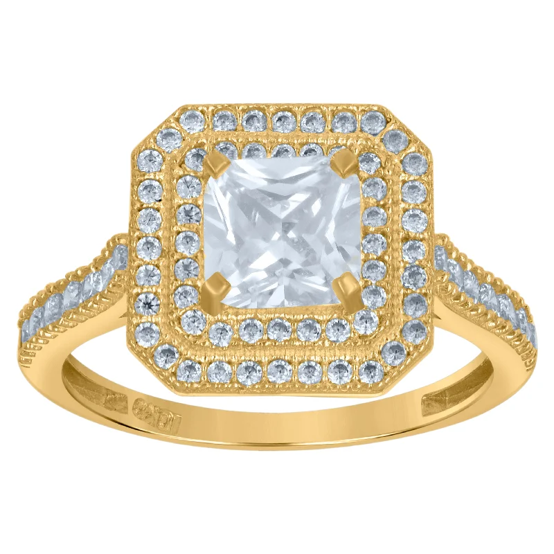 Men's Ruby Engagement Rings in Rose Gold with a Solitaire Design for a Romantic GestureKeene Jewelers 10kt Two-tone Gold Womens Princess-cut Cubic Zirconia Halo Engagement Ring Men's Ruby Engagement Rings in Rose Gold with a Solitaire Design for a Romantic GestureKeene Jewelers 10kt Two-tone Gold Womens Princess-cut Cubic Zirconia Halo Engagement Ring