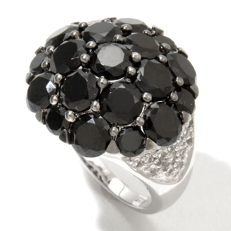 Jasper Gemstone Rings in 18K Gold Vermeil with a Matte Finish for a Subtle and Elegant Look925 Sterling Silver Black Spinel and White Topaz Ring Jasper Gemstone Rings in 18K Gold Vermeil with a Matte Finish for a Subtle and Elegant Look925 Sterling Silver Black Spinel and White Topaz Ring