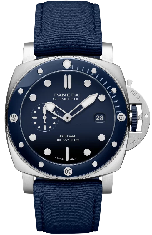 Blue Topaz - Embellished Wedding Bands in Silver for a Birthstone - Inspired and Colorful PiecePanerai Submersible QuarantaQuattro Blu Profondo Blue Topaz - Embellished Wedding Bands in Silver for a Birthstone - Inspired and Colorful PiecePanerai Submersible QuarantaQuattro Blu Profondo
