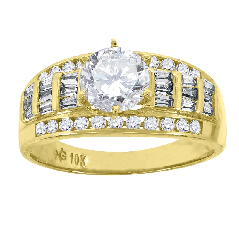 Men's Tanzanite Engagement Rings in Palladium with a Three - Stone ArrangementKeene Jewelers 10kt Yellow Gold Womens Baguette Cubic Zirconia CZ Solid Solitaire Engagement Ring Men's Tanzanite Engagement Rings in Palladium with a Three - Stone ArrangementKeene Jewelers 10kt Yellow Gold Womens Baguette Cubic Zirconia CZ Solid Solitaire Engagement Ring