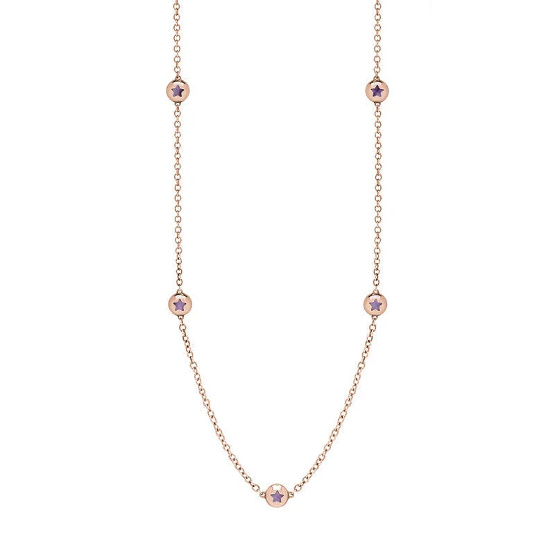 chain necklaces for bridesmaids18ct Rose Gold Blue John Star Link Disc Chain Necklace chain necklaces for bridesmaids18ct Rose Gold Blue John Star Link Disc Chain Necklace
