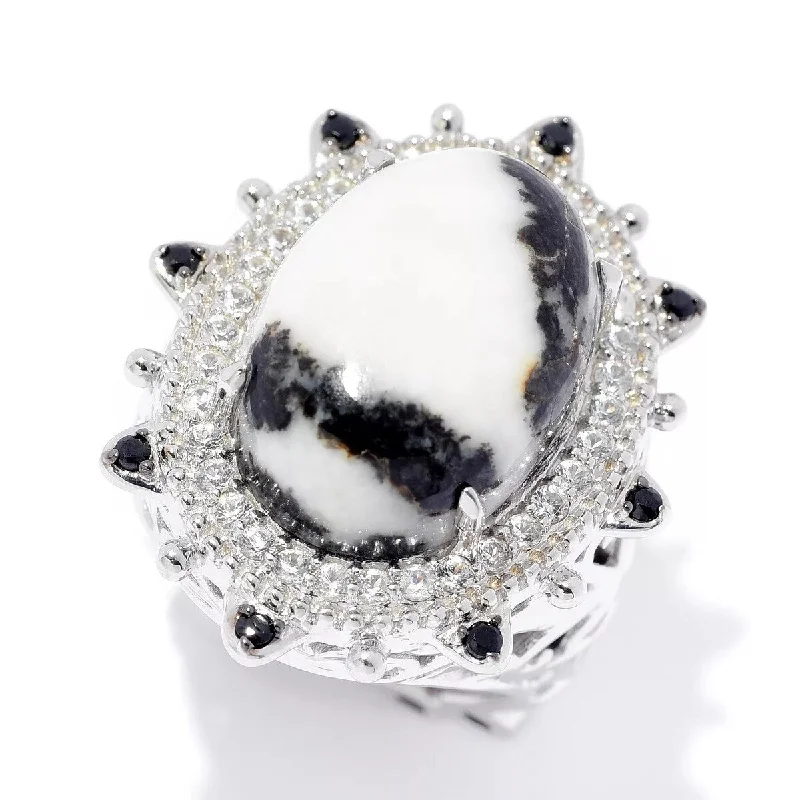Tanzanite Gemstone Rings in 10K Gold with a Trilogy Design for a Sophisticated GiftDallas Prince Sterling Silver Zebra Jasper, Black Spinel & White Zircon Ring Tanzanite Gemstone Rings in 10K Gold with a Trilogy Design for a Sophisticated GiftDallas Prince Sterling Silver Zebra Jasper, Black Spinel & White Zircon Ring