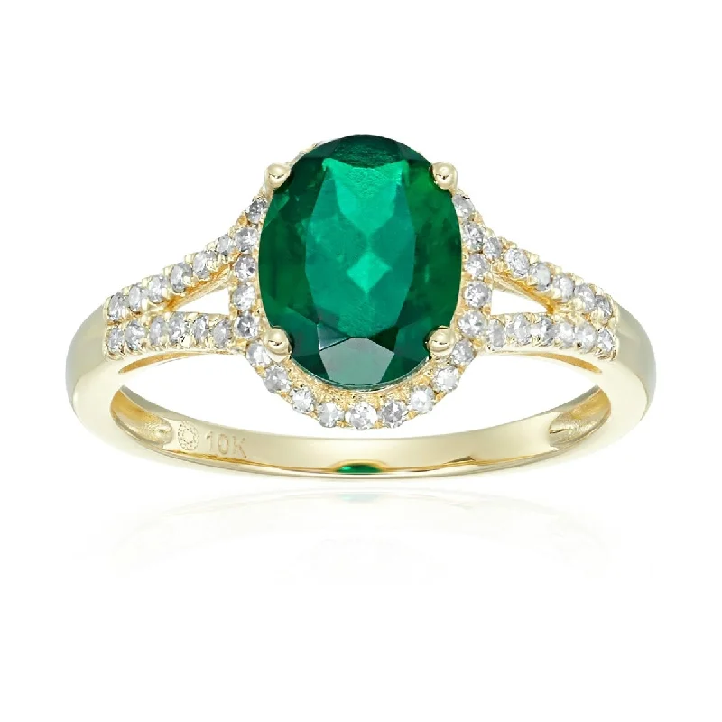 Iolite Gemstone Rings in 10K Gold with a Twisted Band for a Distinctive and Stylish Accessory10k Yellow Gold Created Emerald and Diamond Oval Halo Engagement Ring, Size 7 Iolite Gemstone Rings in 10K Gold with a Twisted Band for a Distinctive and Stylish Accessory10k Yellow Gold Created Emerald and Diamond Oval Halo Engagement Ring, Size 7