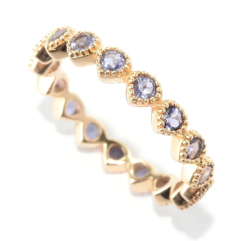 Jasper Gemstone Rings in 18K Gold Vermeil with a Matte Finish for a Subtle and Elegant Look14K Yellow Gold Over Sterling Silver 0.68Ctw Iolite Ring Jasper Gemstone Rings in 18K Gold Vermeil with a Matte Finish for a Subtle and Elegant Look14K Yellow Gold Over Sterling Silver 0.68Ctw Iolite Ring