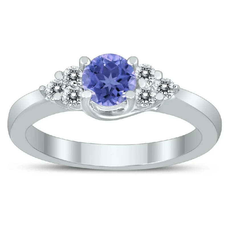 Ruby Gemstone Rings in 14K Yellow Gold with a Solitaire Setting for a Classic and Bold Statement5MM Tanzanite and Diamond Cynthia Ring in 10K White Gold Ruby Gemstone Rings in 14K Yellow Gold with a Solitaire Setting for a Classic and Bold Statement5MM Tanzanite and Diamond Cynthia Ring in 10K White Gold