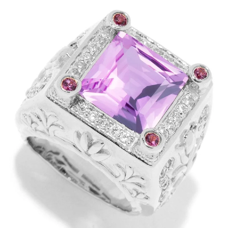 Lapis Lazuli Gemstone Rings in Sterling Silver with a Star - Shaped Setting for a Celestial - Inspired Piece925 Sterling Silver Pink Amethyst,Rhodolite Garnet,White Natural Zircon Ring Lapis Lazuli Gemstone Rings in Sterling Silver with a Star - Shaped Setting for a Celestial - Inspired Piece925 Sterling Silver Pink Amethyst,Rhodolite Garnet,White Natural Zircon Ring