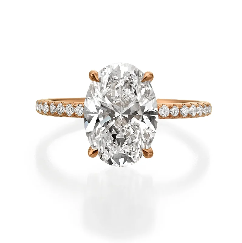 Men's Tourmaline Engagement Rings in 18K Two - Tone Gold with a Floral - Inspired SettingPaula Engagement Ring - Price upon Request