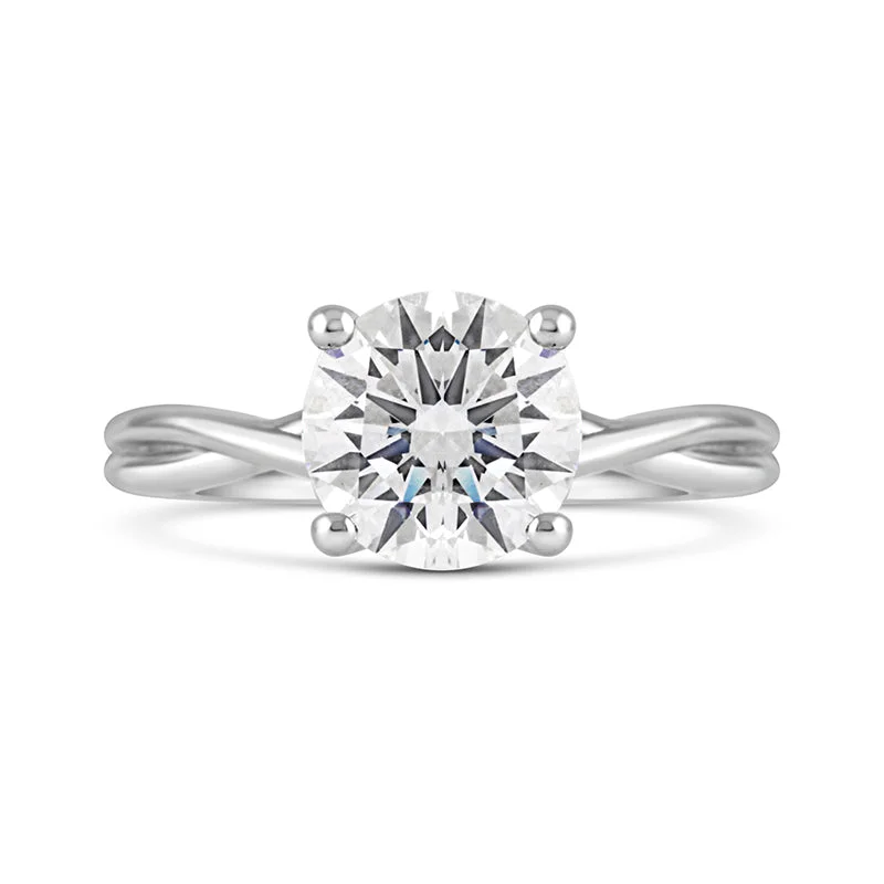 Round Brilliant Solitaire Engagement Ring 1.54ct