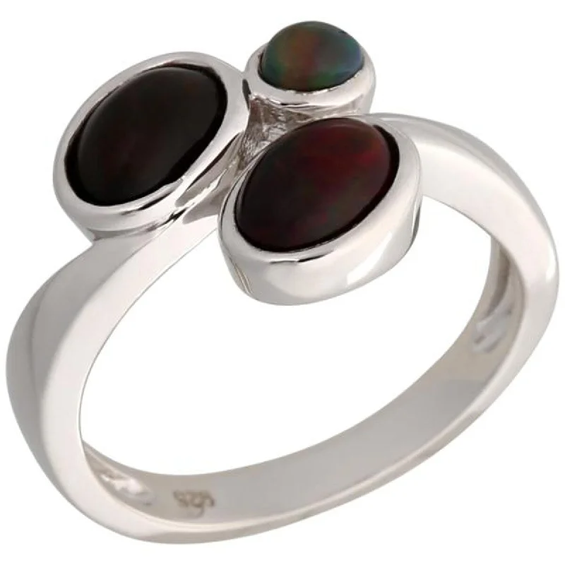 Ruby Gemstone Rings in 14K Yellow Gold with a Solitaire Setting for a Classic and Bold Statement925 Sterling Silver Black Opal 3-Stone Ring Ruby Gemstone Rings in 14K Yellow Gold with a Solitaire Setting for a Classic and Bold Statement925 Sterling Silver Black Opal 3-Stone Ring