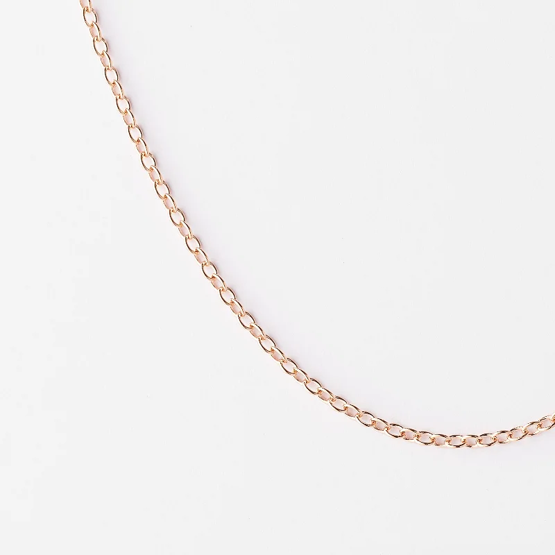 9K Rose Gold Cable Chain