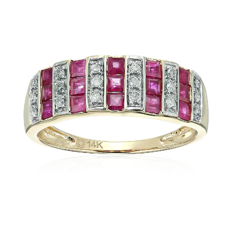 Aquamarine Gemstone Rings in 9K Gold with a Bezel Setting for a Modern and Secure Fit14k Yellow Gold Ruby and Diamond Wedding Band, Size 7 Aquamarine Gemstone Rings in 9K Gold with a Bezel Setting for a Modern and Secure Fit14k Yellow Gold Ruby and Diamond Wedding Band, Size 7