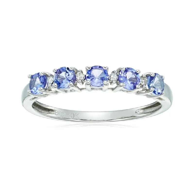Lapis Lazuli Gemstone Rings in Sterling Silver with a Star - Shaped Setting for a Celestial - Inspired Piece10k White Gold Tanzanite and Diamond Accented Stackable Ring Lapis Lazuli Gemstone Rings in Sterling Silver with a Star - Shaped Setting for a Celestial - Inspired Piece10k White Gold Tanzanite and Diamond Accented Stackable Ring