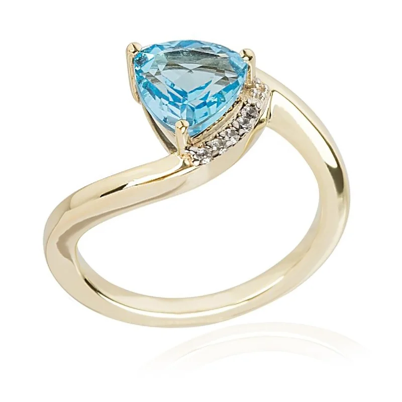 Amethyst Gemstone Rings in Sterling Silver with a Halo of Cubic Zirconia for a Budget - Friendly Luxury925 Sterling Silver Swiss Blue Topaz And White Natural Zircon Ring
