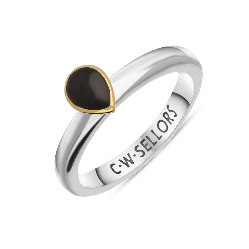 Rose Gold - Plated Engagement and Wedding Band Sets with a Halo of Cubic Zirconia for a Glamorous and Affordable Look9ct Yellow Gold Sterling Silver Whitby Jet Stepping Stones 5x7mm Pear Cut Bezel Set Ring Rose Gold - Plated Engagement and Wedding Band Sets with a Halo of Cubic Zirconia for a Glamorous and Affordable Look9ct Yellow Gold Sterling Silver Whitby Jet Stepping Stones 5x7mm Pear Cut Bezel Set Ring