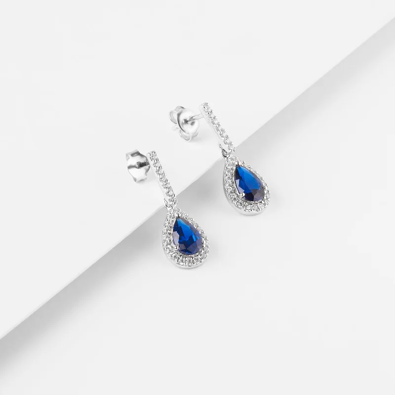 Emerald - Cut Gemstone Wedding Bands in 18K Gold for a Luxurious and Statement - Making PieceSterling Silver Blue Pear Zirconia Halo Earrings Emerald - Cut Gemstone Wedding Bands in 18K Gold for a Luxurious and Statement - Making PieceSterling Silver Blue Pear Zirconia Halo Earrings