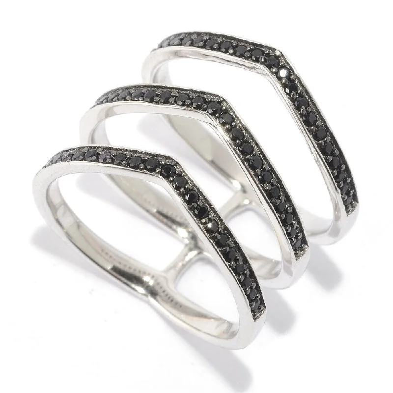 Iolite Gemstone Rings in 10K Gold with a Twisted Band for a Distinctive and Stylish Accessory925 Sterling Silver Black Spinel Chevron Ring Iolite Gemstone Rings in 10K Gold with a Twisted Band for a Distinctive and Stylish Accessory925 Sterling Silver Black Spinel Chevron Ring