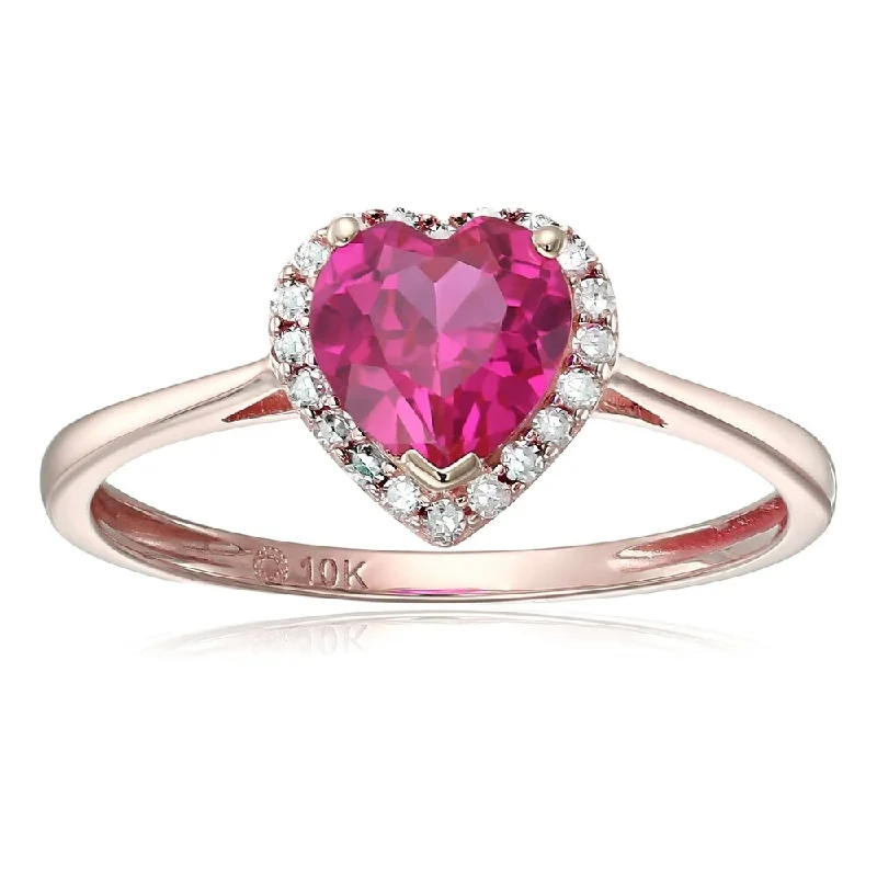 Iolite Gemstone Rings in 10K Gold with a Twisted Band for a Distinctive and Stylish Accessory10k Rose Gold Created Ruby & Diamond Solitaire Heart Halo Ring Iolite Gemstone Rings in 10K Gold with a Twisted Band for a Distinctive and Stylish Accessory10k Rose Gold Created Ruby & Diamond Solitaire Heart Halo Ring