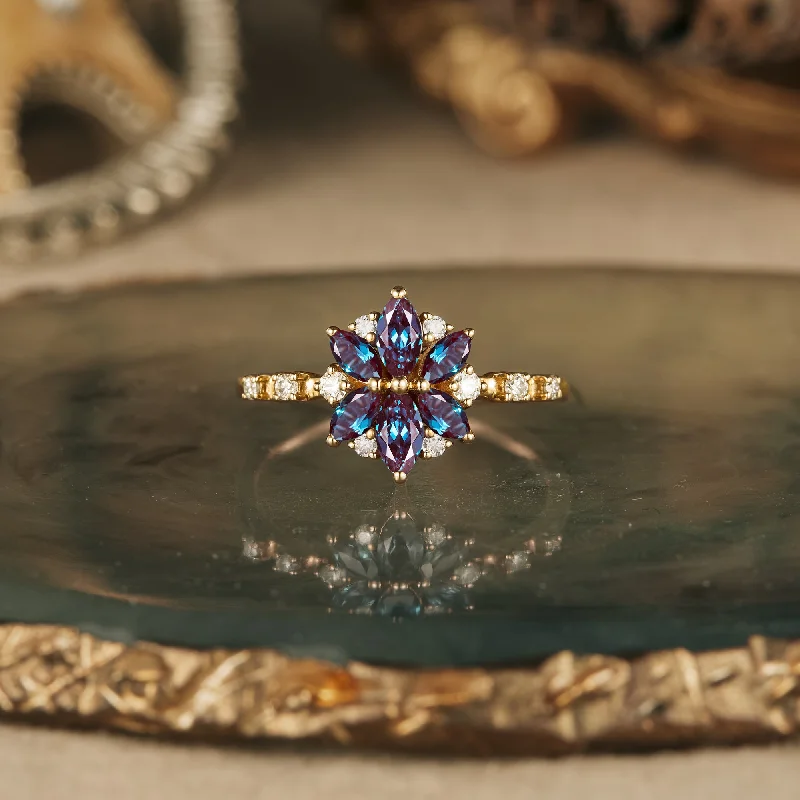 Men's Garnet Engagement Rings in 18K Gold Vermeil with Intricate Engraved DetailsGemsMagic Wild Chrysanthemum Inspired Six-Stone Ring Men's Garnet Engagement Rings in 18K Gold Vermeil with Intricate Engraved DetailsGemsMagic Wild Chrysanthemum Inspired Six-Stone Ring