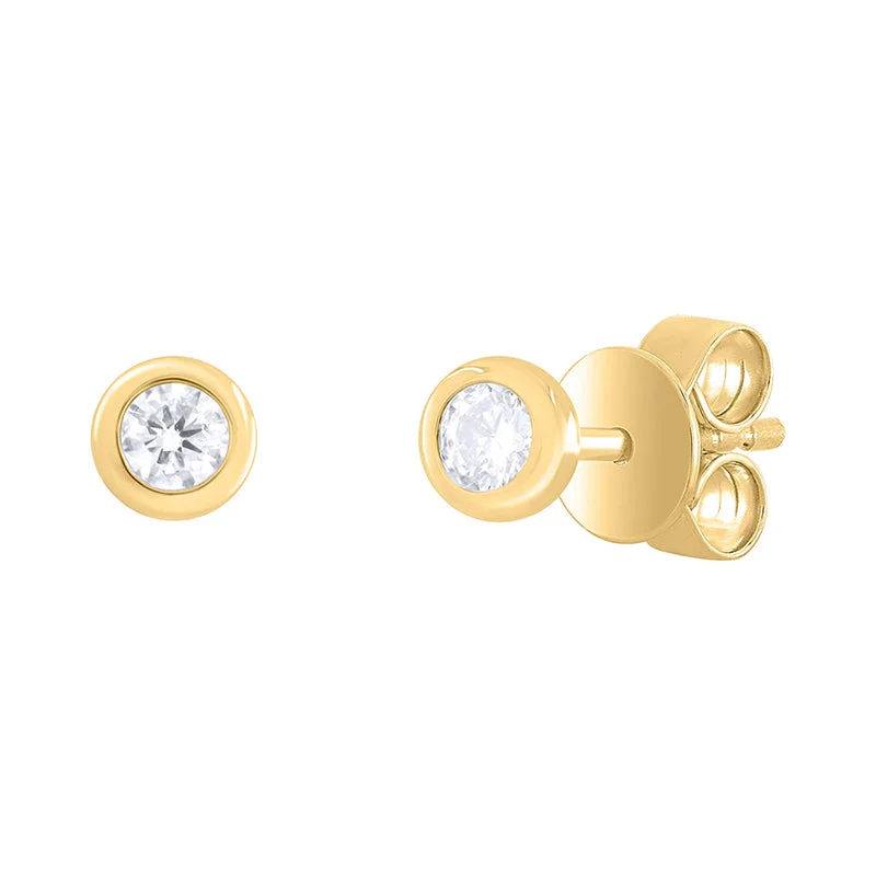 18K White Gold Classic Round - Cut Diamond Wedding Bands for a Timeless and Elegant LookBezel Diamond Solitaire Stud Earrings 0.15ct 18K White Gold Classic Round - Cut Diamond Wedding Bands for a Timeless and Elegant LookBezel Diamond Solitaire Stud Earrings 0.15ct