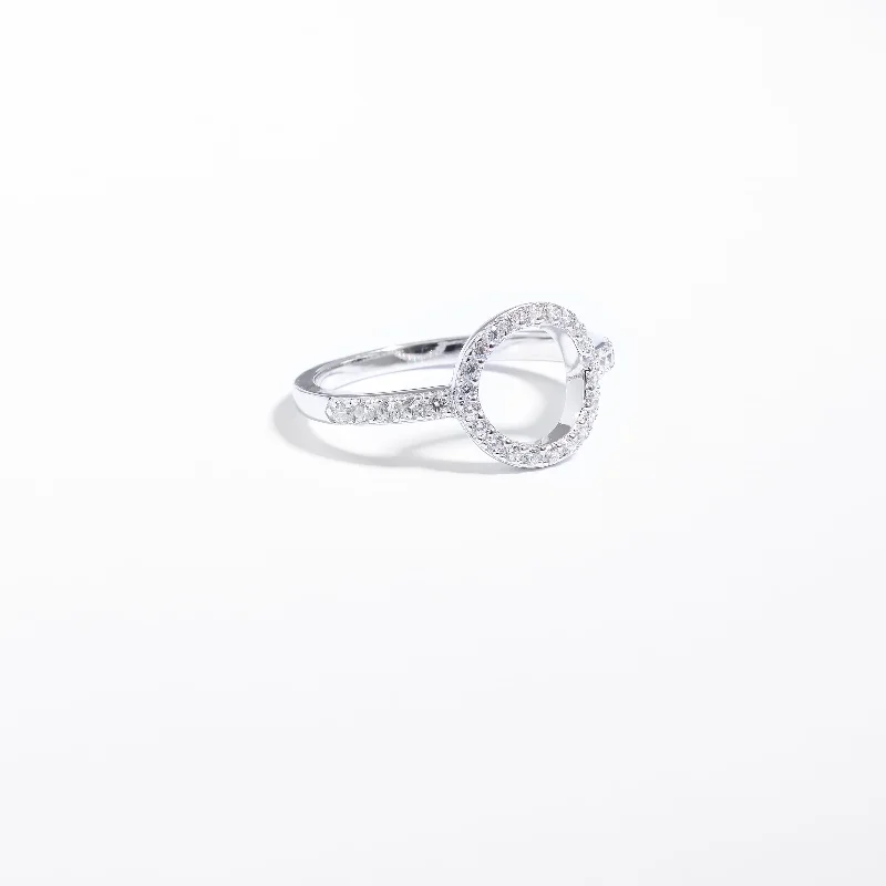 Men's Tungsten Carbide Wedding Bands with a Matte Finish and Grooved Details for a Modern and Durable OptionSterling Silver Zirconia Open Circle Ring Men's Tungsten Carbide Wedding Bands with a Matte Finish and Grooved Details for a Modern and Durable OptionSterling Silver Zirconia Open Circle Ring