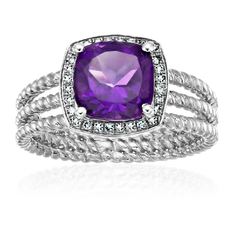 Garnet Gemstone Rings in 18K Gold Vermeil with Intricate Engravings for a Traditional AestheticSterling Silver African Amethyst And Created White Sapphire Cushion Halo Engagement Ring, Size 7 Garnet Gemstone Rings in 18K Gold Vermeil with Intricate Engravings for a Traditional AestheticSterling Silver African Amethyst And Created White Sapphire Cushion Halo Engagement Ring, Size 7