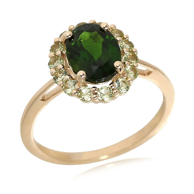 Garnet Gemstone Rings in 18K Gold Vermeil with Intricate Engravings for a Traditional Aesthetic14Kt Gold Peridot and Chrome Diopside Gemstone Halo Ring Garnet Gemstone Rings in 18K Gold Vermeil with Intricate Engravings for a Traditional Aesthetic14Kt Gold Peridot and Chrome Diopside Gemstone Halo Ring