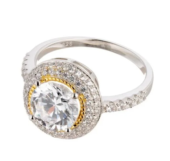 Men's Agate Engagement Rings in Sterling Silver with a Mosaic - Style InlayRound Cubic Zirconia Halo Two Tone Gold Engagement Ring In Sterling Silver Men's Agate Engagement Rings in Sterling Silver with a Mosaic - Style InlayRound Cubic Zirconia Halo Two Tone Gold Engagement Ring In Sterling Silver