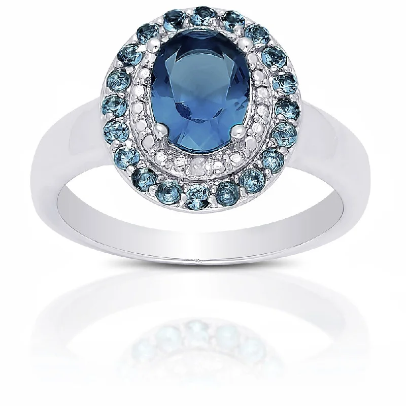 Ruby Gemstone Rings in 14K Yellow Gold with a Solitaire Setting for a Classic and Bold StatementDolce Giavonna Sterling Silver London Blue Topaz Diamond Accent Ring Ruby Gemstone Rings in 14K Yellow Gold with a Solitaire Setting for a Classic and Bold StatementDolce Giavonna Sterling Silver London Blue Topaz Diamond Accent Ring