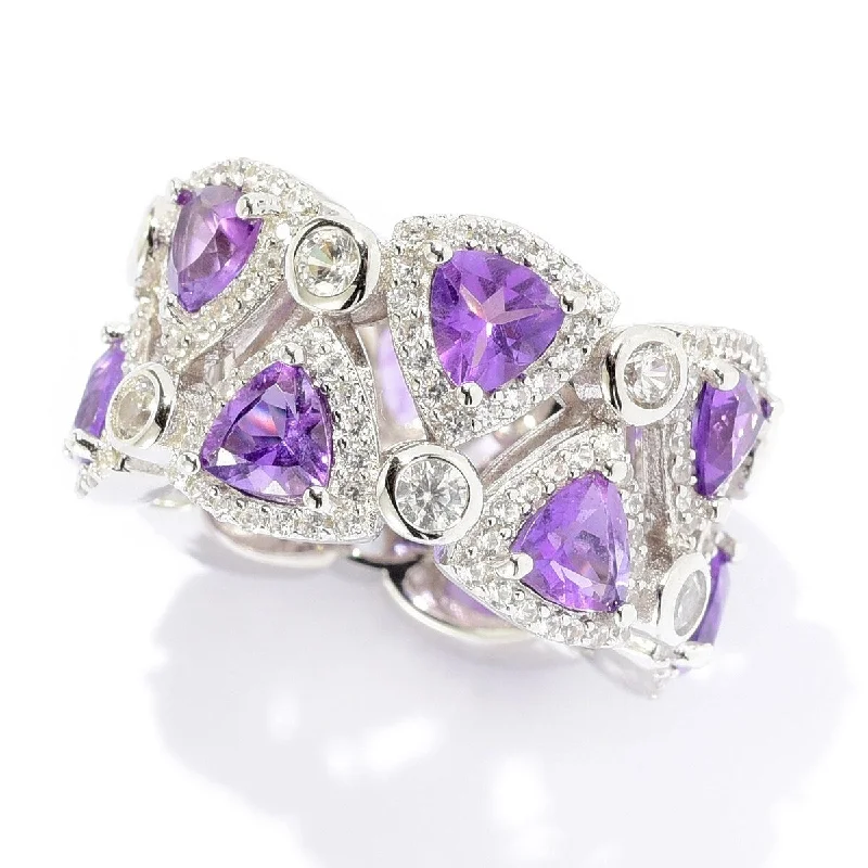 Iolite Gemstone Rings in 10K Gold with a Twisted Band for a Distinctive and Stylish AccessoryDallas Prince Designs Sterling Silver 7.51ctw African Amethyst & Gem Eternity Band Ring Iolite Gemstone Rings in 10K Gold with a Twisted Band for a Distinctive and Stylish AccessoryDallas Prince Designs Sterling Silver 7.51ctw African Amethyst & Gem Eternity Band Ring