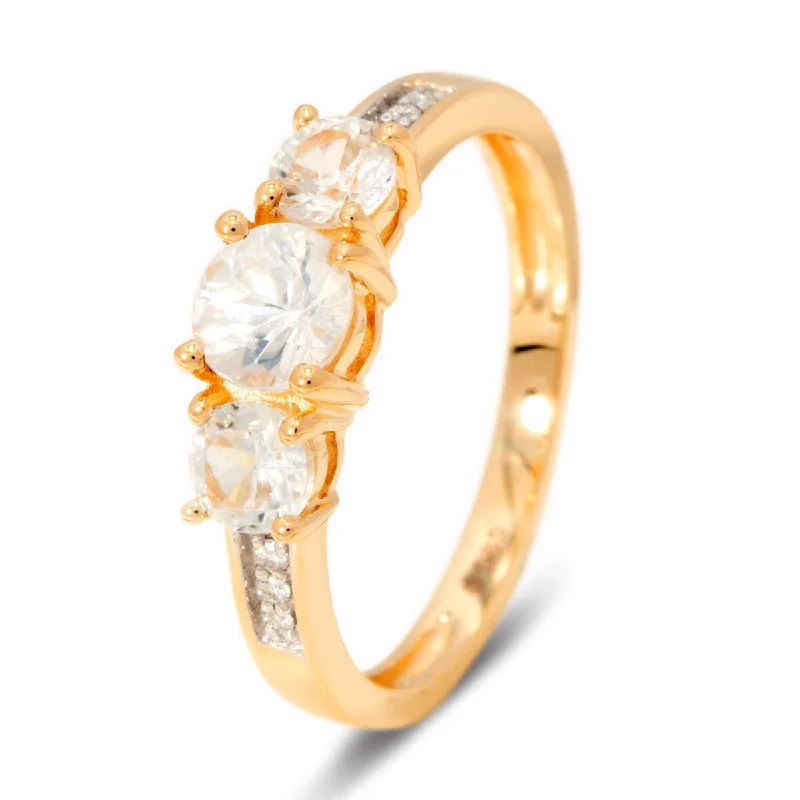 Aquamarine Gemstone Rings in 9K Gold with a Bezel Setting for a Modern and Secure Fit14k Yellow Gold White Natural Zircon 3 Stone Ring Aquamarine Gemstone Rings in 9K Gold with a Bezel Setting for a Modern and Secure Fit14k Yellow Gold White Natural Zircon 3 Stone Ring