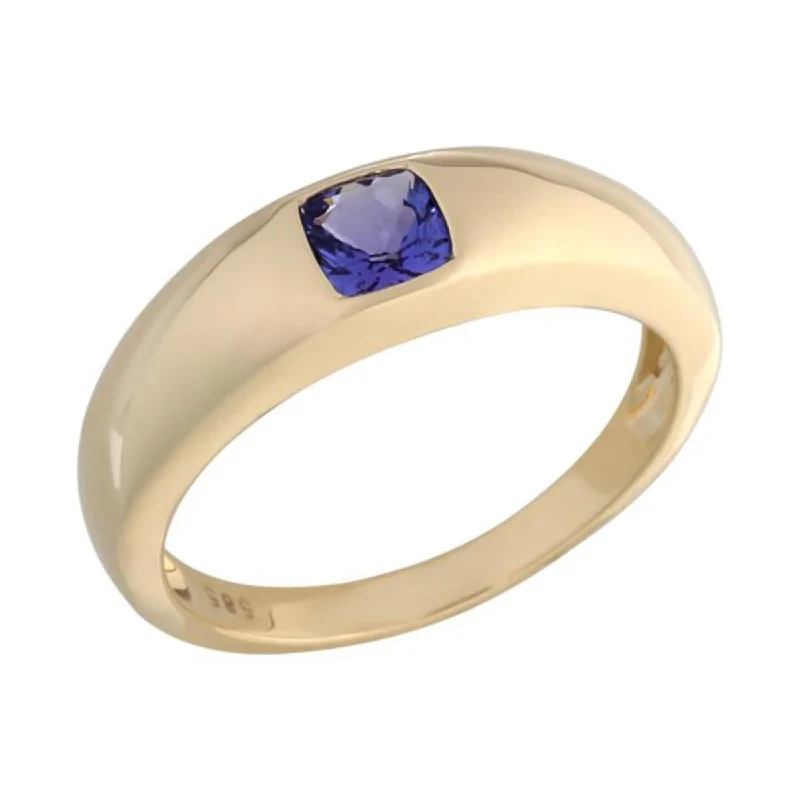 Citrine Gemstone Rings in Stainless Steel with a Stackable Design for a Trendy Everyday Wear14K Gold Tanzanite Bezel Set Ring Citrine Gemstone Rings in Stainless Steel with a Stackable Design for a Trendy Everyday Wear14K Gold Tanzanite Bezel Set Ring