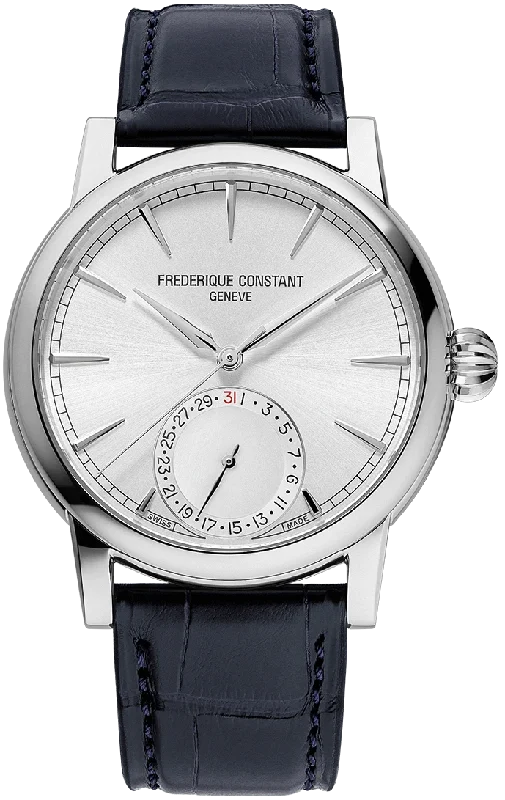 Matte - Black Ceramic Wedding Bands with a Polished Edge for a Sleek and Modern AppearanceFrederique Constant Manufacture Classic Date Matte - Black Ceramic Wedding Bands with a Polished Edge for a Sleek and Modern AppearanceFrederique Constant Manufacture Classic Date