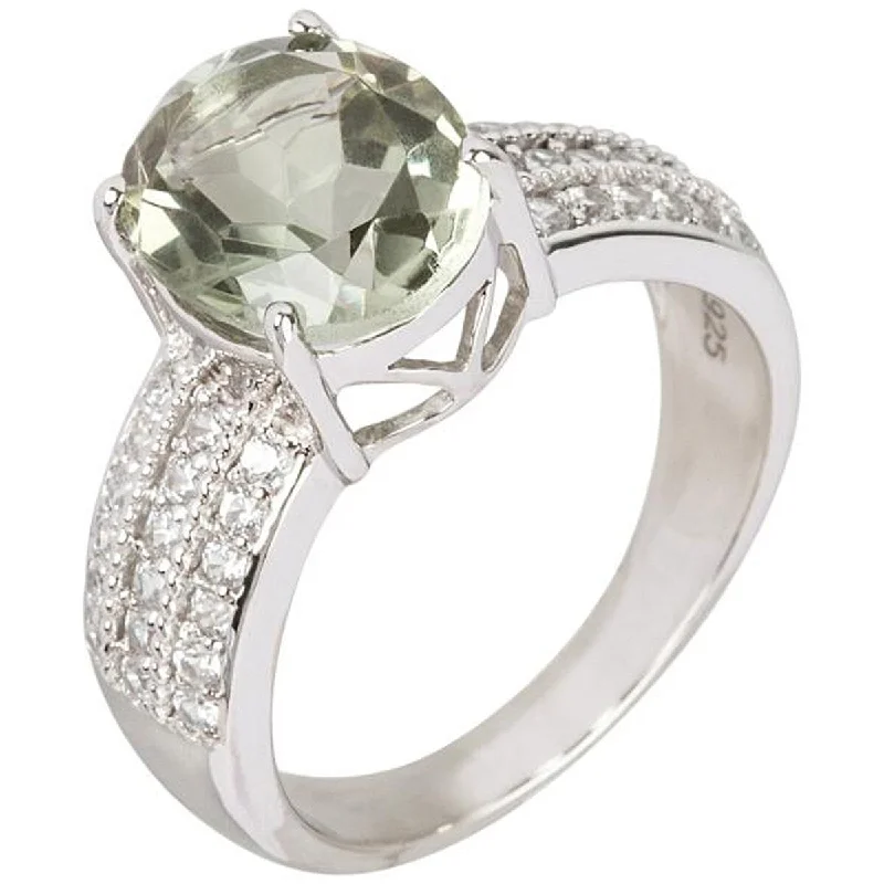 Peridot Gemstone Rings in 14K Gold - Filled Metal with a Pave - Set Band for a Sparkling Look925 Sterling Silver Green Amethyst and White Natural Zircon Ring Peridot Gemstone Rings in 14K Gold - Filled Metal with a Pave - Set Band for a Sparkling Look925 Sterling Silver Green Amethyst and White Natural Zircon Ring