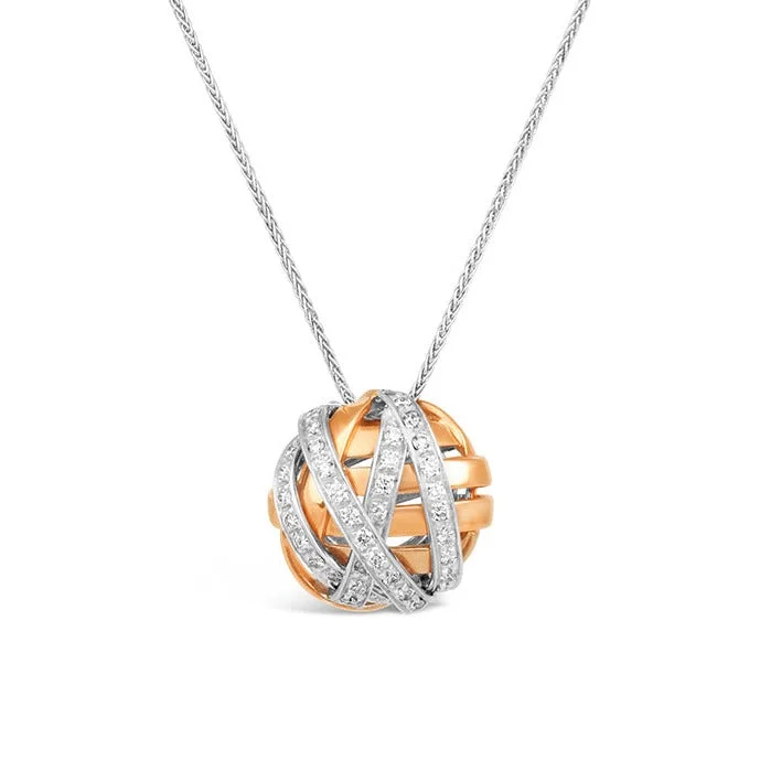 Moissanite - Set Wedding Bands in Yellow Gold for a Sparkling and Ethical Alternative to DiamondsDamiani Two Tone Diamond Crossover Pendant Moissanite - Set Wedding Bands in Yellow Gold for a Sparkling and Ethical Alternative to DiamondsDamiani Two Tone Diamond Crossover Pendant