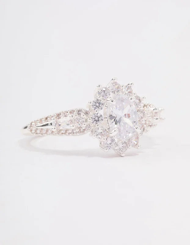 Men's Tanzanite Engagement Rings in Palladium with a Three - Stone ArrangementSilver Plated Opulent Statement Ring Men's Tanzanite Engagement Rings in Palladium with a Three - Stone ArrangementSilver Plated Opulent Statement Ring