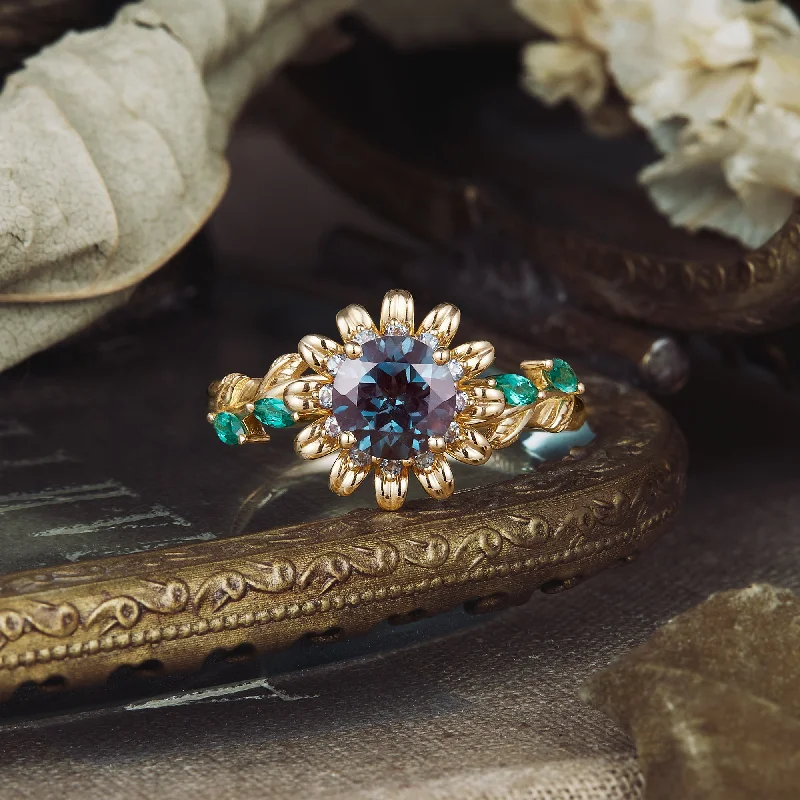 Men's Turquoise Engagement Rings in 925 Silver with a Southwestern - Inspired BandGemsMagic Sunflower Inspired Engagement Ring Men's Turquoise Engagement Rings in 925 Silver with a Southwestern - Inspired BandGemsMagic Sunflower Inspired Engagement Ring
