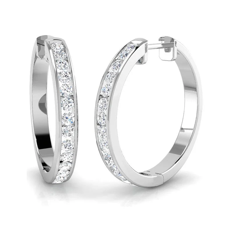 Stackable Wedding Bands in Sterling Silver with Enamel Inlays for a Colorful and Versatile OptionDiamond Hoop Earrings Stackable Wedding Bands in Sterling Silver with Enamel Inlays for a Colorful and Versatile OptionDiamond Hoop Earrings