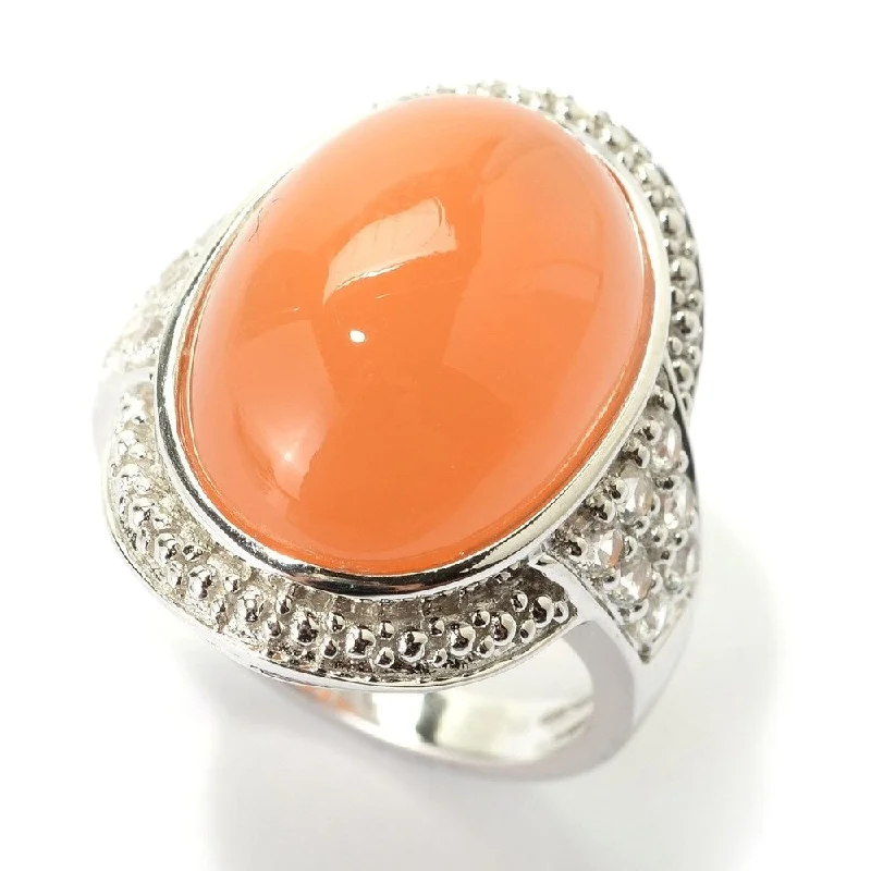 Garnet Gemstone Rings in 18K Gold Vermeil with Intricate Engravings for a Traditional AestheticSterling Silver Oval Peach Moonstone and White Topaz Ring Garnet Gemstone Rings in 18K Gold Vermeil with Intricate Engravings for a Traditional AestheticSterling Silver Oval Peach Moonstone and White Topaz Ring