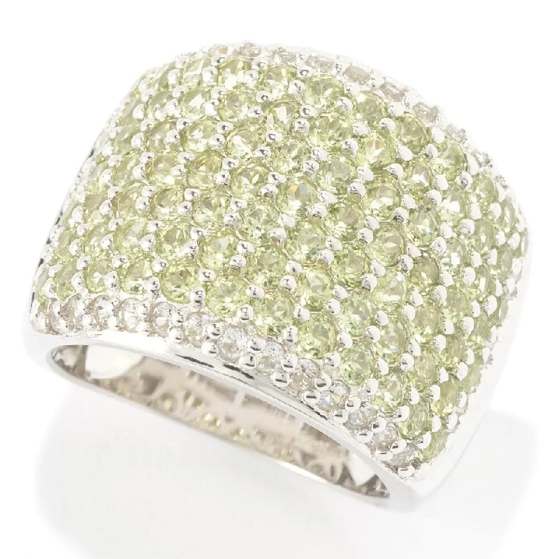 Opal Gemstone Rings in Rose Gold with a Milgrain Edge for a Feminine and Romantic Style925 Sterling Silver Peridot and White Topaz Band Ring Opal Gemstone Rings in Rose Gold with a Milgrain Edge for a Feminine and Romantic Style925 Sterling Silver Peridot and White Topaz Band Ring