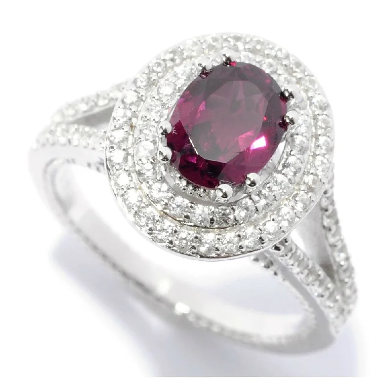 Aquamarine Gemstone Rings in 9K Gold with a Bezel Setting for a Modern and Secure FitSterling Silver Rhodolite & White Zircon Double Halo Ring Aquamarine Gemstone Rings in 9K Gold with a Bezel Setting for a Modern and Secure FitSterling Silver Rhodolite & White Zircon Double Halo Ring