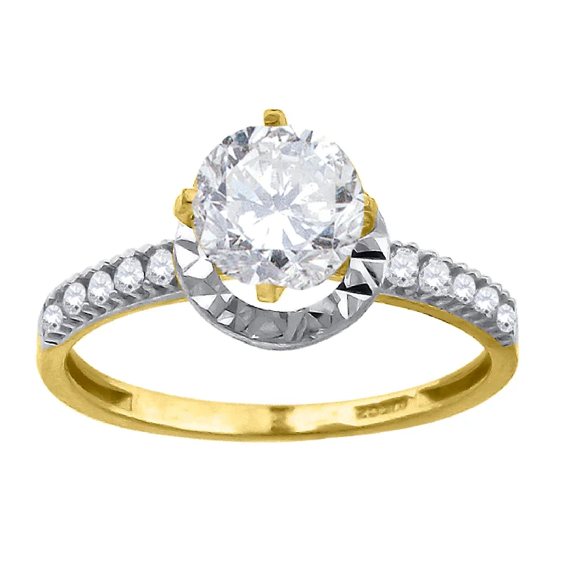 Men's Garnet Engagement Rings in 18K Gold Vermeil with Intricate Engraved DetailsKeene Jewelers 10kt Two-tone Gold Womens Cubic Zirconia DC Halo Engagement Ring Men's Garnet Engagement Rings in 18K Gold Vermeil with Intricate Engraved DetailsKeene Jewelers 10kt Two-tone Gold Womens Cubic Zirconia DC Halo Engagement Ring
