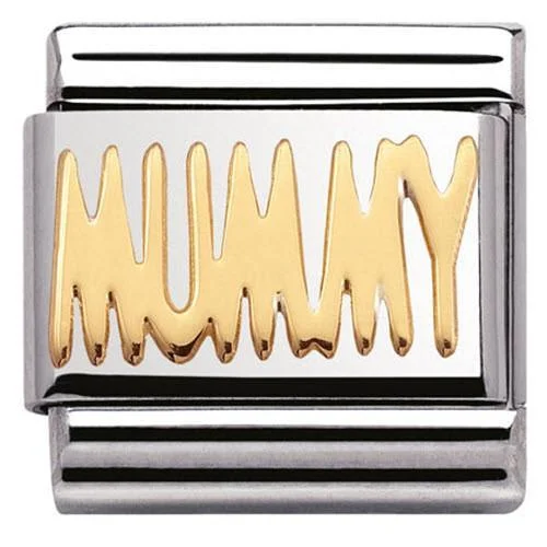 Nomination Composable Classic Stainless Steel Gold Mummy Charm D