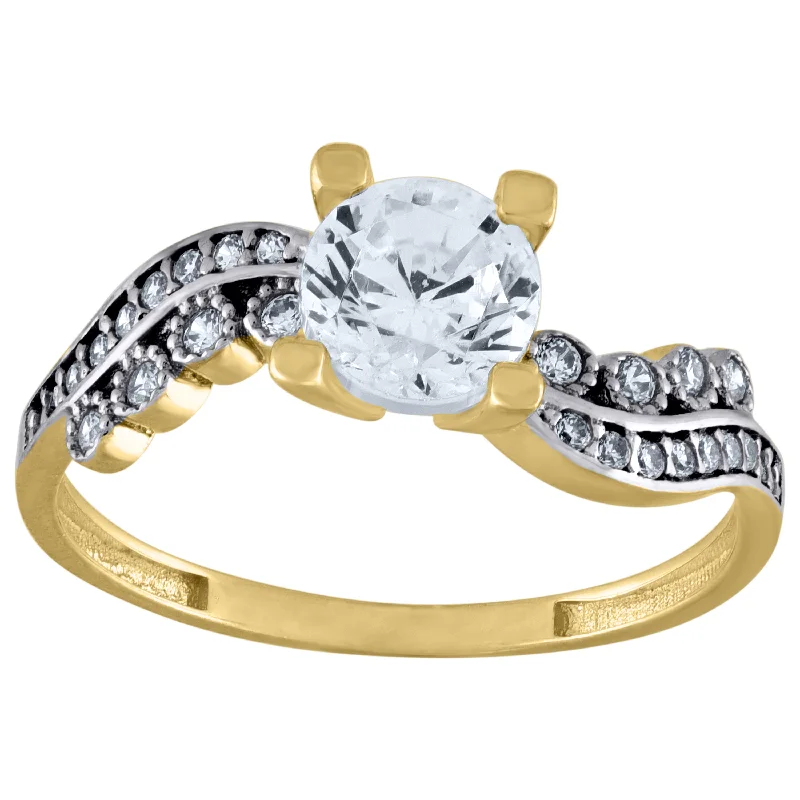 Men's Turquoise Engagement Rings in 925 Silver with a Southwestern - Inspired BandKeene Jewelers 10kt Two-tone Gold Womens Round Cubic Zirconia Twisted Engagement Ring Men's Turquoise Engagement Rings in 925 Silver with a Southwestern - Inspired BandKeene Jewelers 10kt Two-tone Gold Womens Round Cubic Zirconia Twisted Engagement Ring