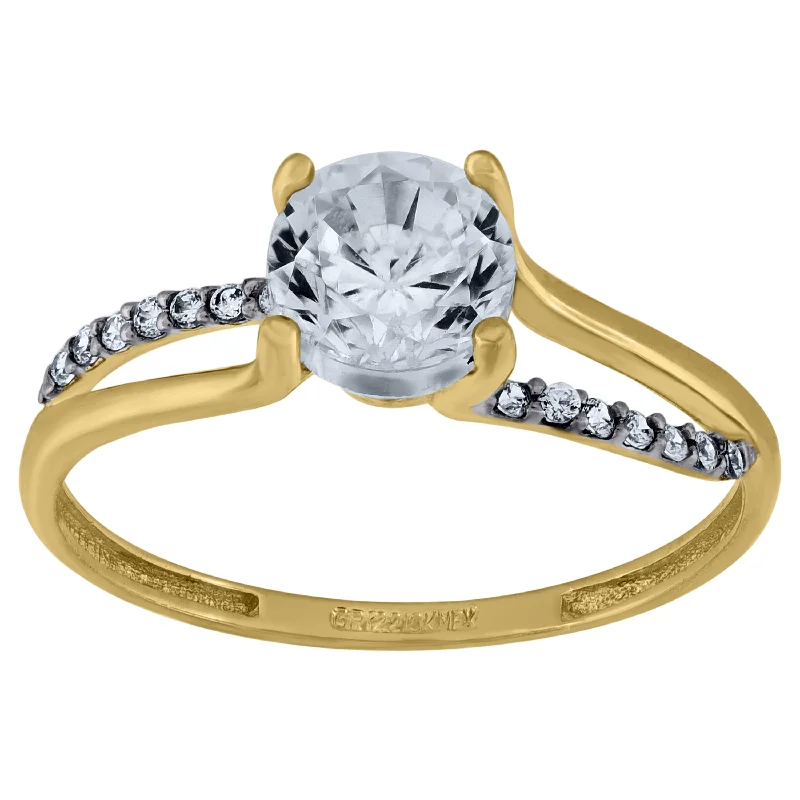 Men's Diamond Engagement Rings with Platinum Band and Halo Setting for a Luxury ProposalKeene Jewelers 14kt Two-tone Gold Womens Cubic Zirconia Polished Finish Engagement Ring Men's Diamond Engagement Rings with Platinum Band and Halo Setting for a Luxury ProposalKeene Jewelers 14kt Two-tone Gold Womens Cubic Zirconia Polished Finish Engagement Ring