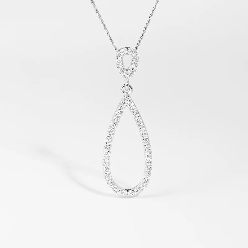 Laser - Etched Floral Design Wedding Bands in Palladium for a Delicate and Intricate LookSterling Silver Double Open Teardrop Zirconia Pendant Laser - Etched Floral Design Wedding Bands in Palladium for a Delicate and Intricate LookSterling Silver Double Open Teardrop Zirconia Pendant